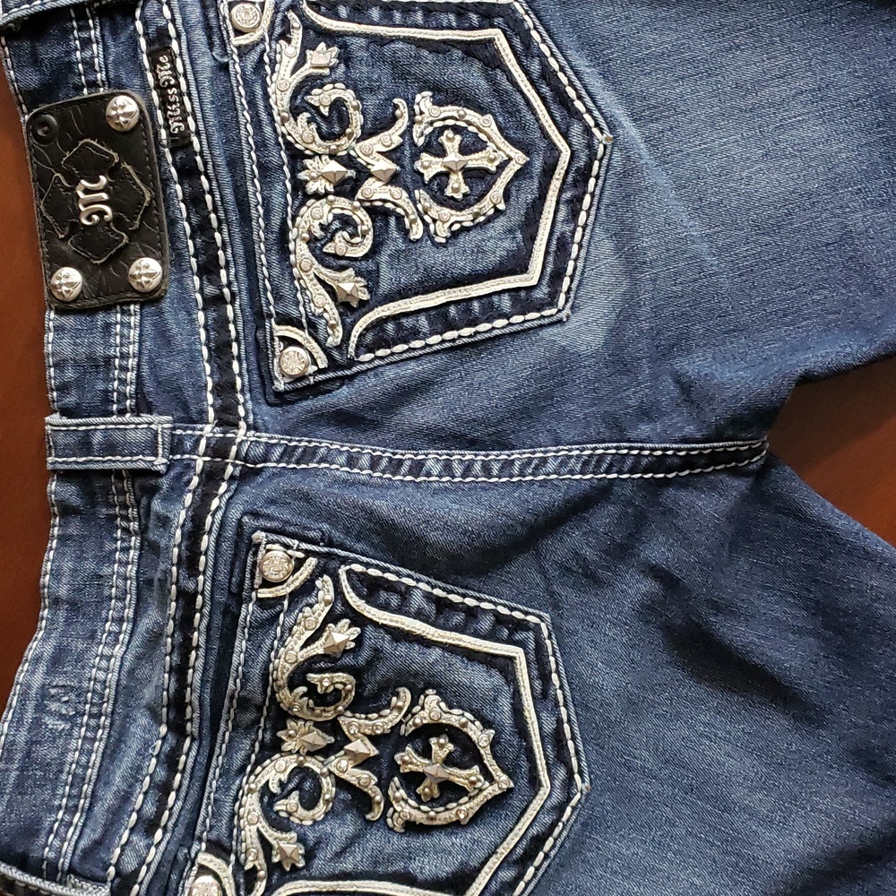 Miss Me dark boot cut jeans